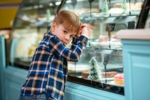 Boy Mesmerized by Sugar
