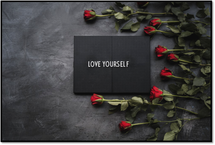 A reminder to love yourself and improve