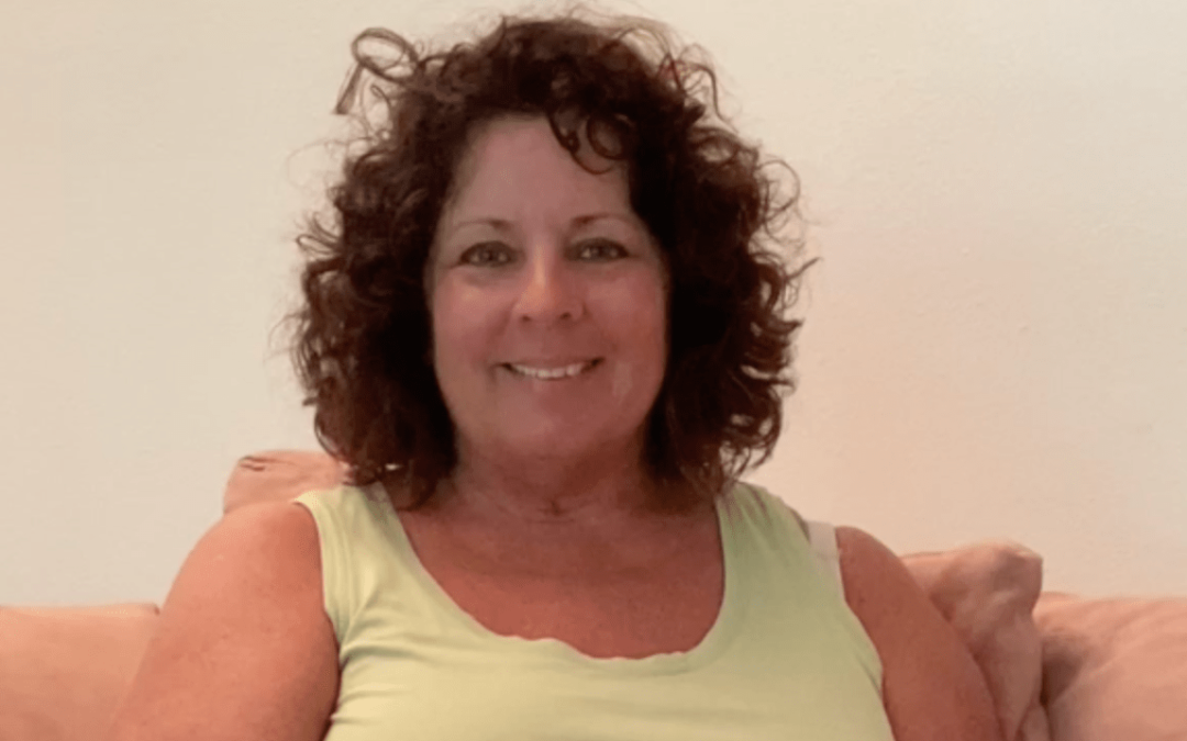 Meg after weight loss hypnosis with Rena