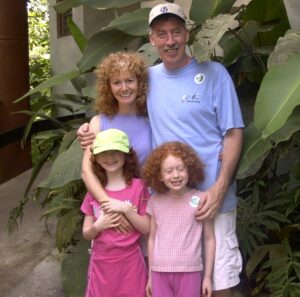 Rena family with dolphins 