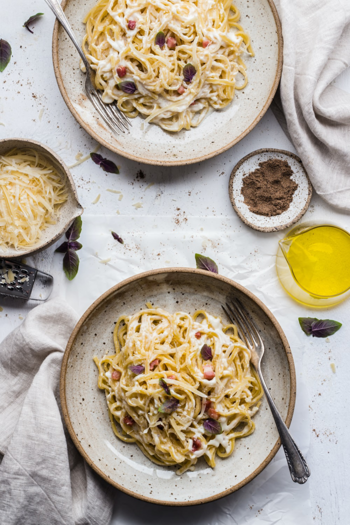 A plate of carbs.